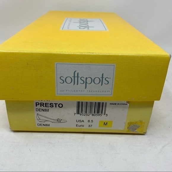 Softspots Presto flats in denim suede - Picture 9 of 10